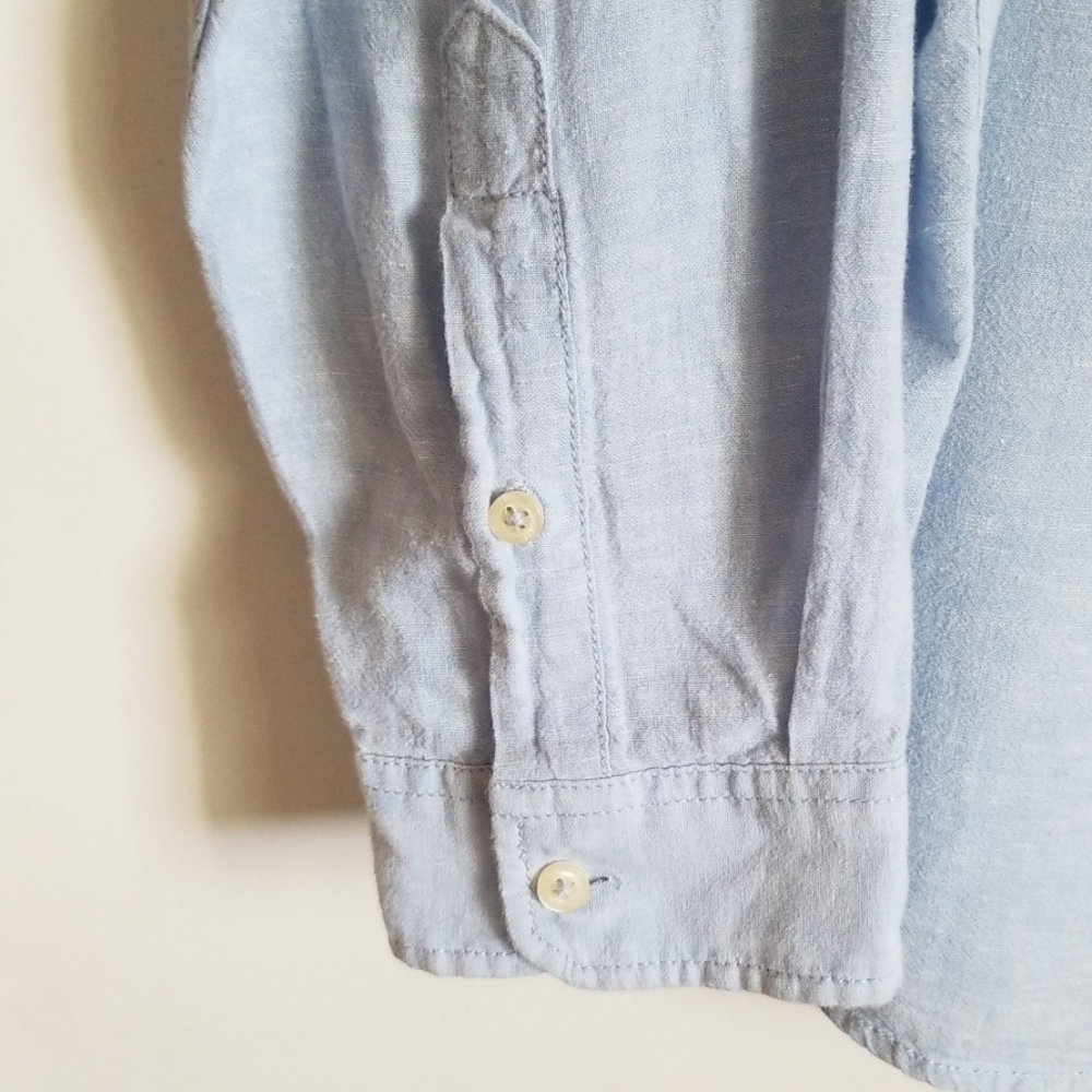 Camel Active Long Sleeve Linen Button Front Shirt - image 3